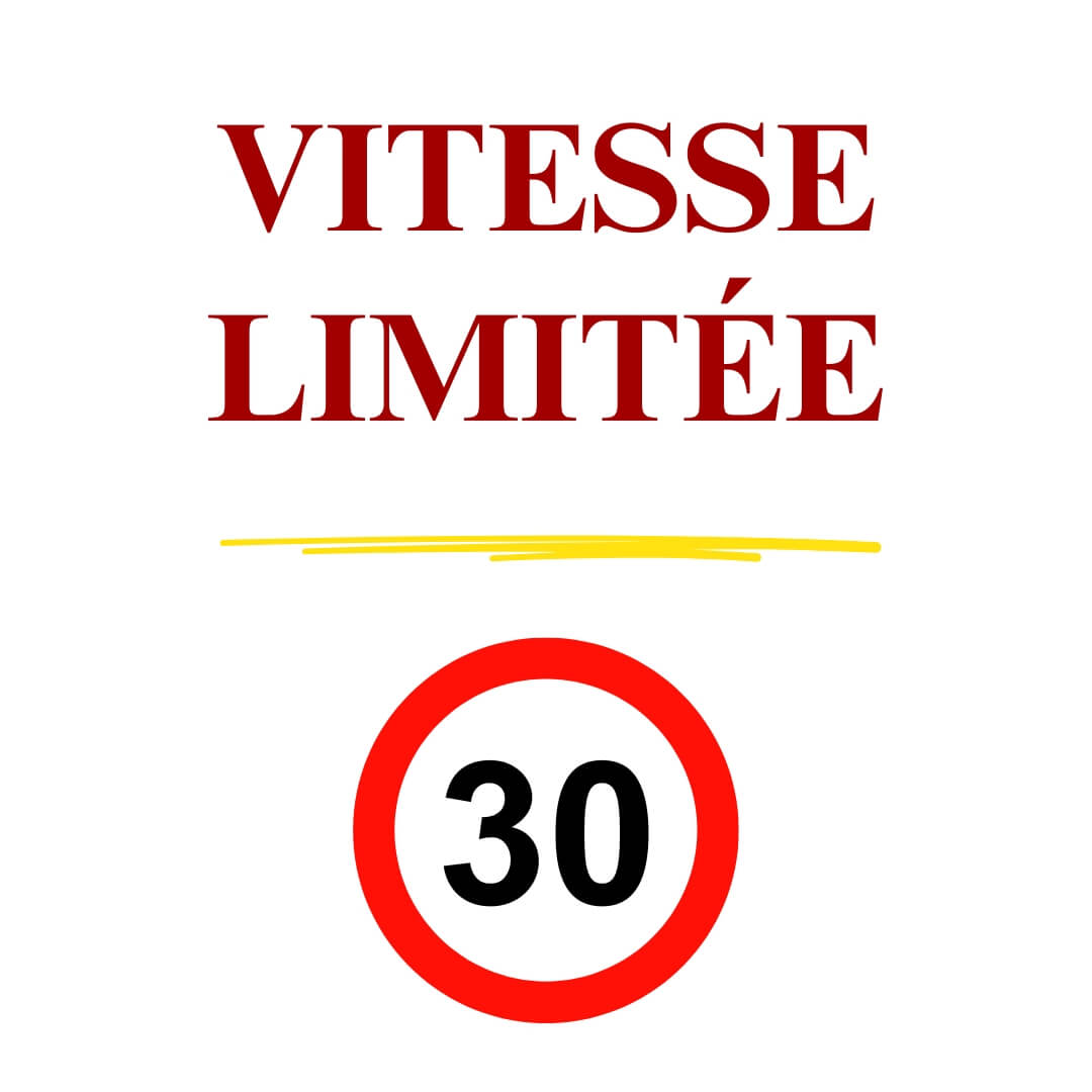 Titre Vitesse Limitée 30 km/h